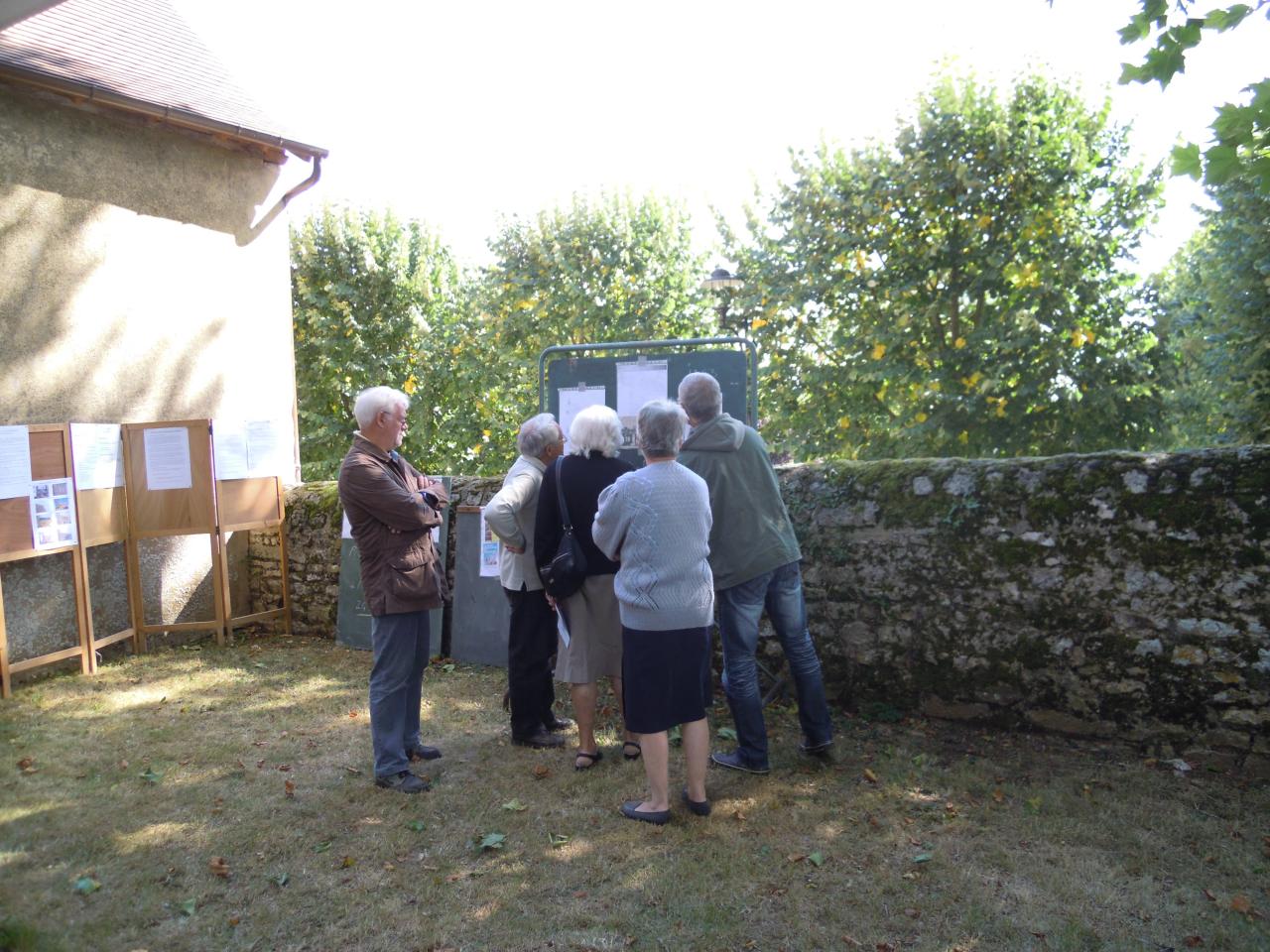 Des visiteurs très intéressés