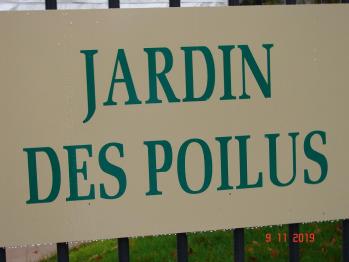 2019 11 9 inauguration jardin des poilus courteille